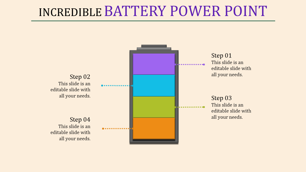 Effective Battery PowerPoint Presentation Template